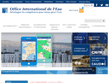 Tablet Screenshot of oieau.fr